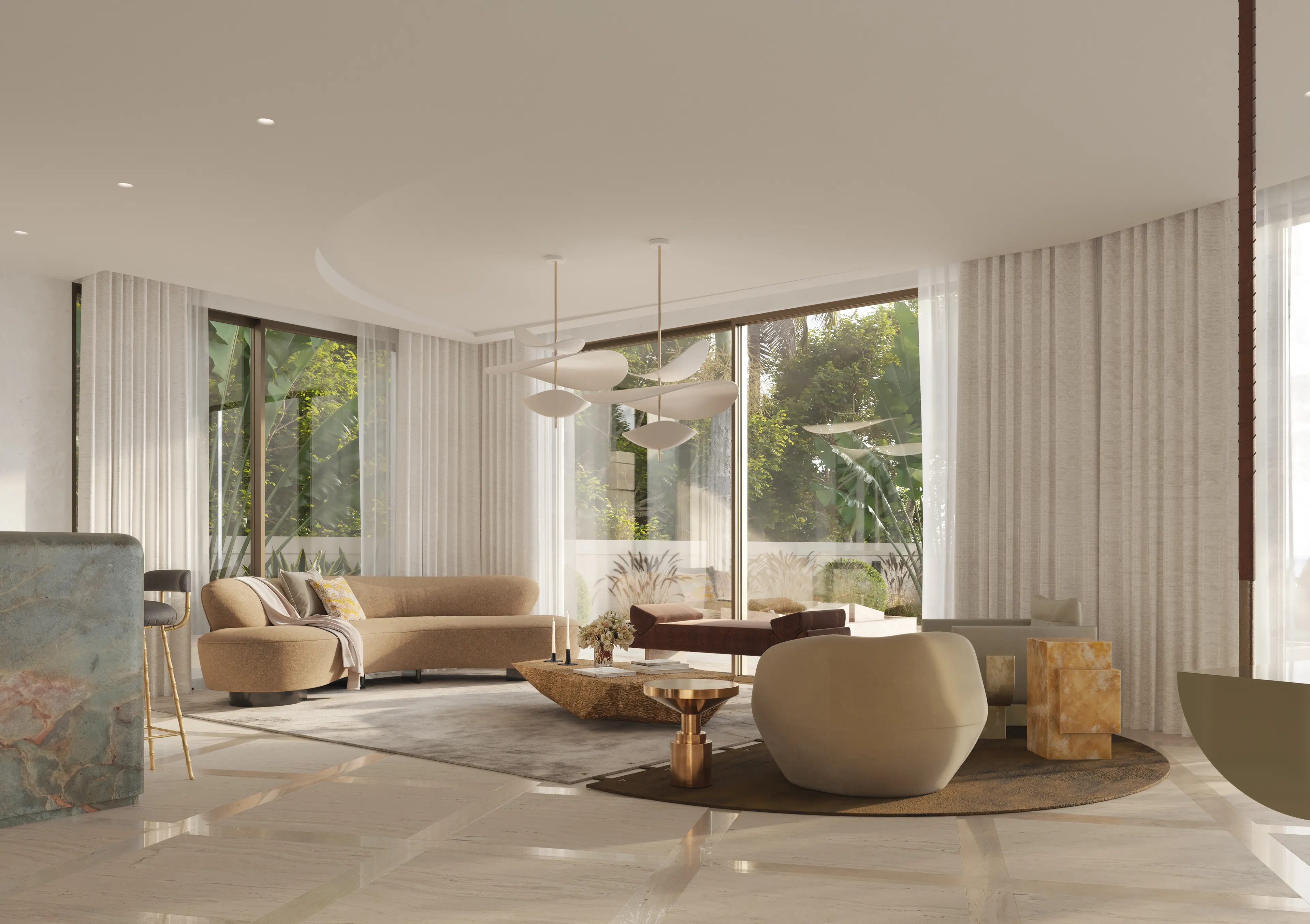 Arrival, the formal living room